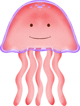 watercolor jellyfish clip art png