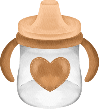 watercolor milk bottle png