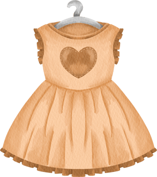 watercolor baby dress png