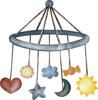 watercolor baby toy png