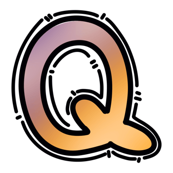Q alphabet letter png