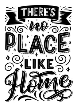 There is no place like home quote vector