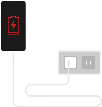 Smartphone Charging. Battery Low Illustration png