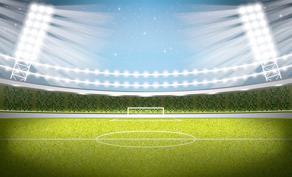 Soccer Stadium. Football Arena. vector