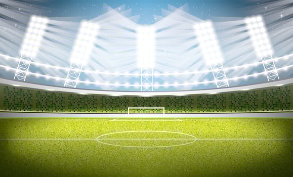 Soccer Stadium. Football Arena. vector