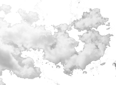 sky with cloud on transparent background png file