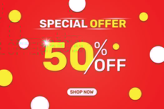 Sale special offer and price tags vector design