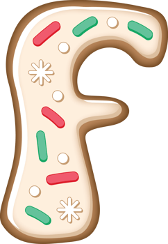 Cookie Alphabet F png