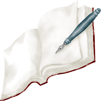 watercolor notebook library clip art png