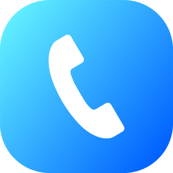 Phone call icon in flat design style. Telephone signs illustration. png