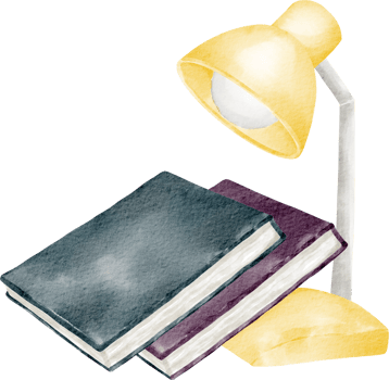watercolor book library clip art png