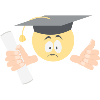 graduation head emoticon face expression collection png