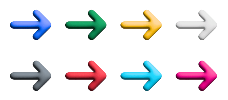 arrow colored icons design with elements for mobile concepts and web apps. collection modern infographic and pictogram. png
