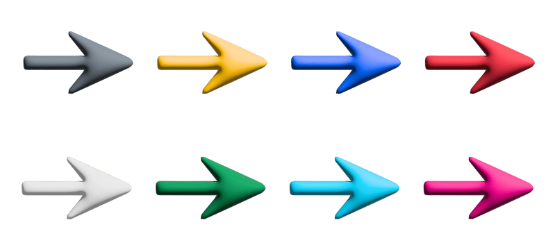 arrow colored icons design with elements for mobile concepts and web apps. collection modern infographic and pictogram. png