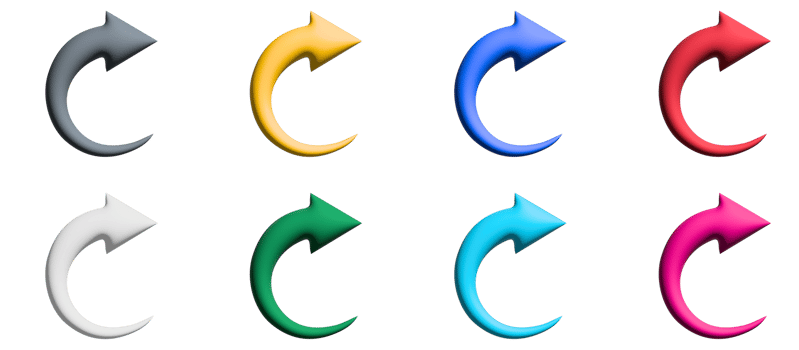 arrow colored icons design with elements for mobile concepts and web apps. collection modern infographic and pictogram. png