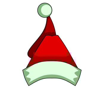 Santa hat icon with elegance concept, perfect for your design vector