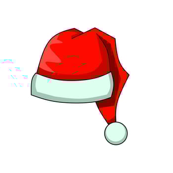 Santa hat icon with elegance concept, perfect for your design vector