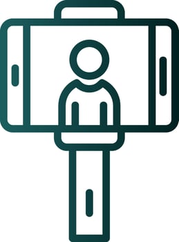 Vlogger Vector Icon Design