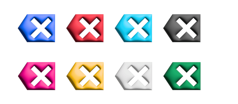 delete icon set, colored symbols graphic elements png