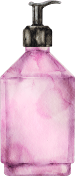 watercolor shampoo clip art png