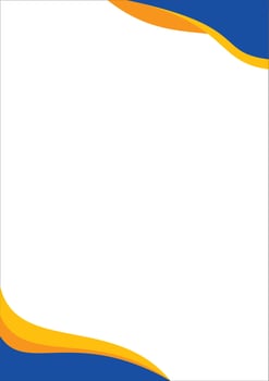 A4 Layout Template vector