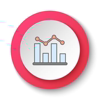 Vr, hat icon - Vector. Artificial intelligence neumorphic style vector icon on white background