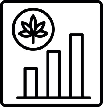 Marijuana Stocks Vector Icon Design