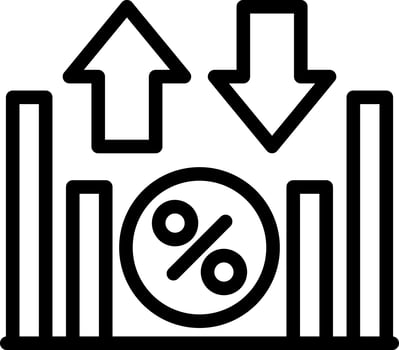 Floating Interest Vector Icon Design