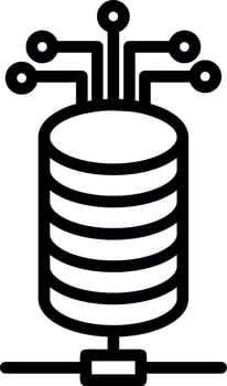 Big Data Vector Icon Design