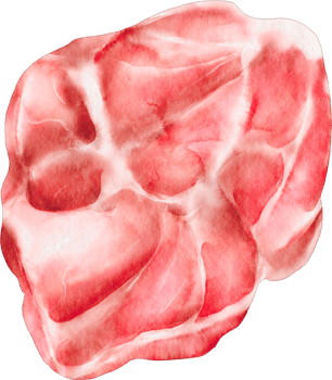 watercolor meat beef png