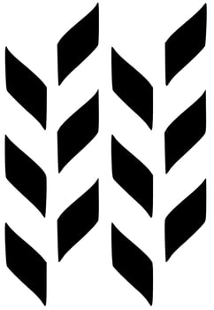 Black and white beautiful vector motifs