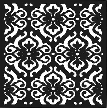 Black and white beautiful vector motifs