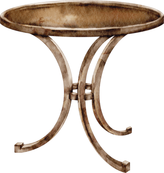 watercolor furniture table png