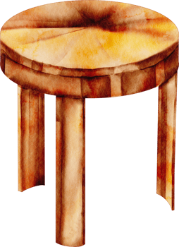 watercolor chair furniture clip art png