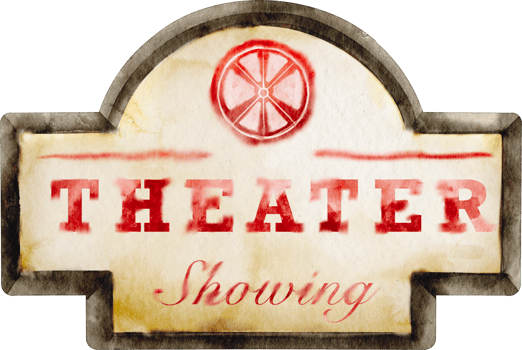 watercolor cinema sign png