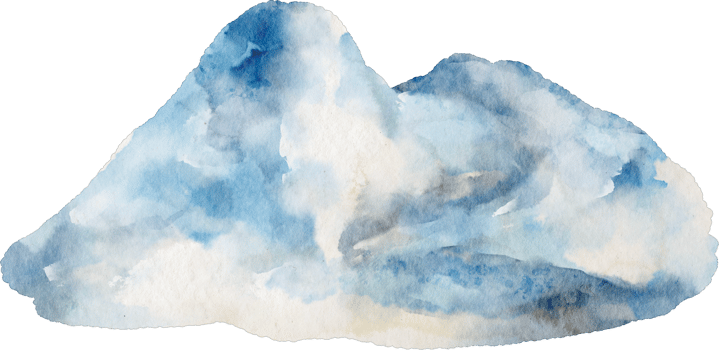 watercolor mountain hill png