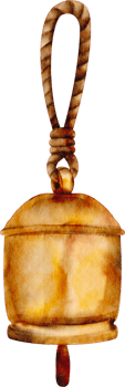 watercolor christmas bell png