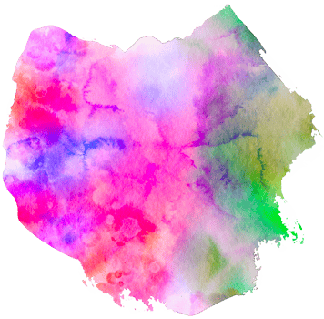 watercolor stain rainbow png