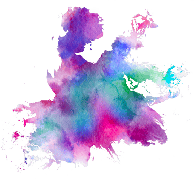watercolor splatter rainbow png