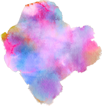 watercolor stain rainbow png