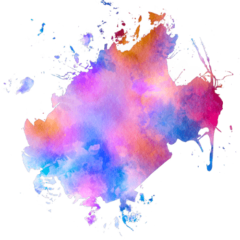 watercolor splash rainbow png