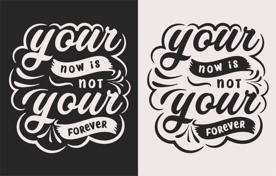 Typography motivational t shirt design vector for print on demand