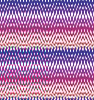 Vector background bright and colorful made of zig zag stripes