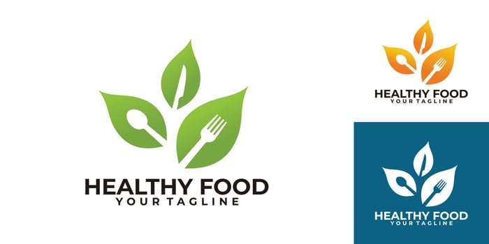 food logo icon vector isolated