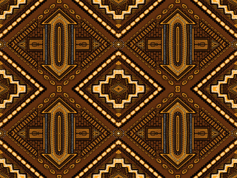 traditional ethnic geometric pattern background design for backgrounds carpet wallpaper clothes wrap fabric seamless embroidery style vector illustration