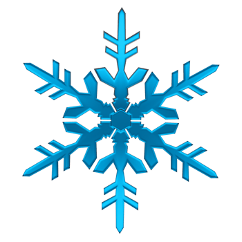 3D Beautiful Snowflake png
