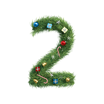 Christmas tree Number 2 png