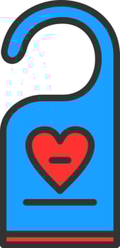 Do not Disturb Vector Icon Design