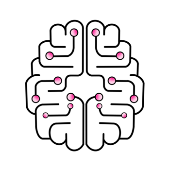 The digital brain connection png