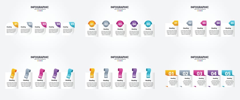 Use these vector illustrations to create engaging infographics for advertising. brochures. flyers. and magazines.